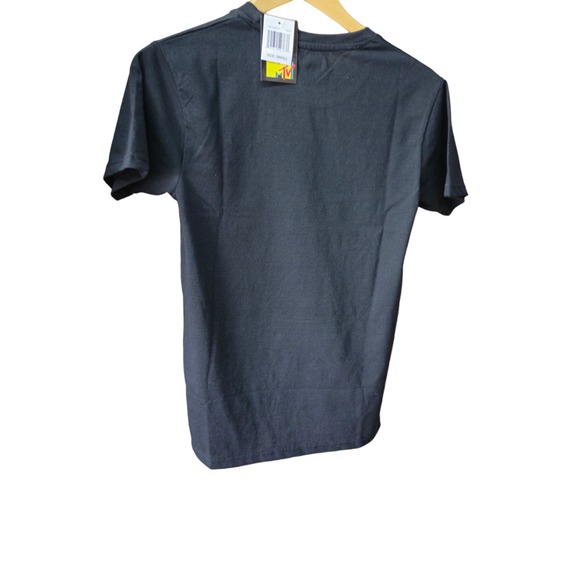 MTV Black Short Sleeve Graphic Tee-Shirt Adult Size Small ☆BNWT☆Music Television - Picture 8 of 8